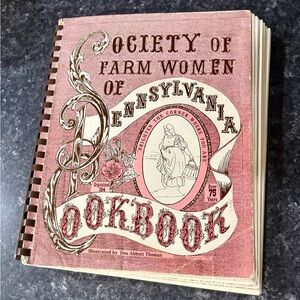 Society of Farm Women of Pennsylvania Cookbook - Pink Cover